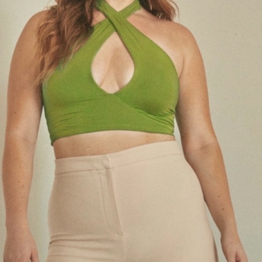 Klassy Halter crop top